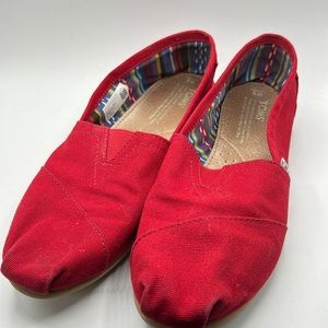 Toms Red Womens